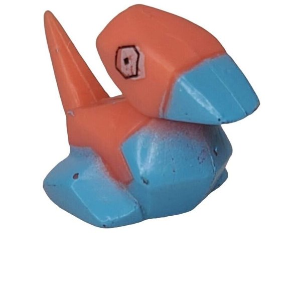 Pokemon 2000s Mini Vinyl PK Gumball Miniature Size Porygon Action Figure - Picture 1 of 7